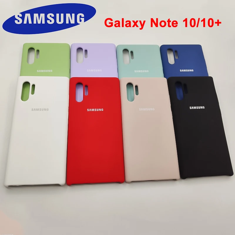 

Samsung Galaxy Note 10 Plus Case Liquid Silicone Case Silky Soft Back Shell Cover Galaxy Note10/Note 10+ protective phone case