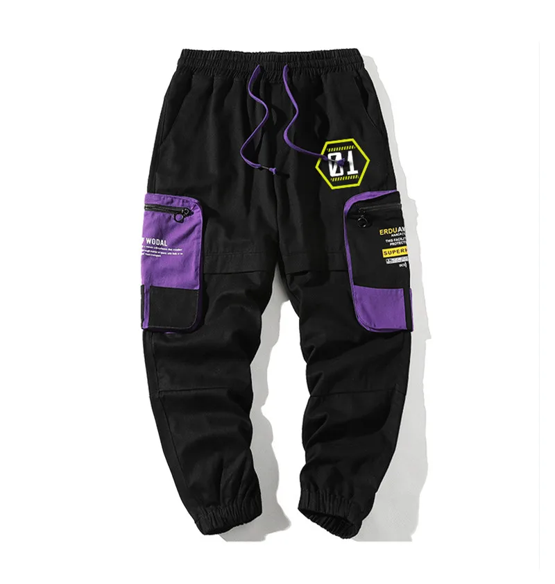 

Shogoki EVA-01 Men's Casual Trousers Loose Cargo Pants