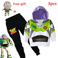 Г., новые толстовки с капюшоном «История игрушек», 4 цвета Детский кардиган, пальто Модные Детские комплекты одежда для маленьких мальчиков с принтом из мультфильма повседневные футболки, спортивная одежда