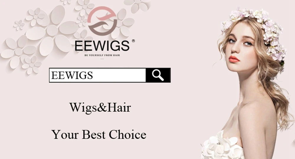 EEWIGS, 3 цвета, синтетический парик на кружеве, 13x4, жаростойкий парик, коричневый, фиолетовый, желтый, парики с эффектом омбре для черных женщин