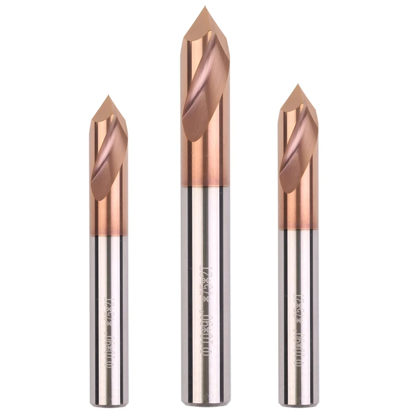 

BEYONG 2F HRC60 Centering drill bit Coating 1mm 6mm 8mm 10mm 12mm 90 Degree Chamfering Countersink Spot Drill for Pilot Hole