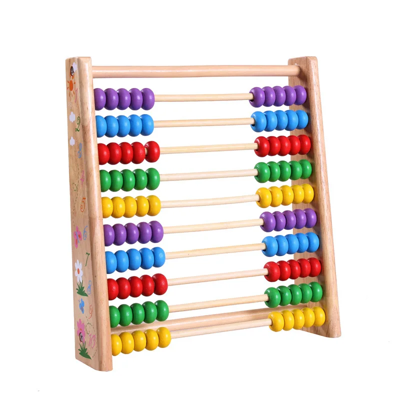

Montessori Kindergarten ENLIGHTEN Counter Primary School Teaching Aids Abacus Children Mathematics Arithmetic Addition And Subtr