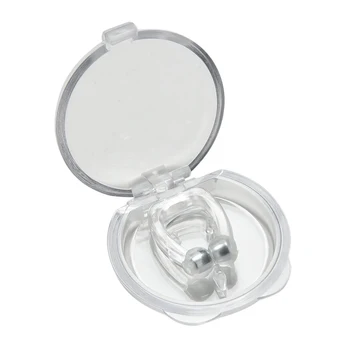 

Apnea Guard Dry-mouth Night Soft Silicone Magnetic PVC Nose Clip Food-grade Anti Snore Stop