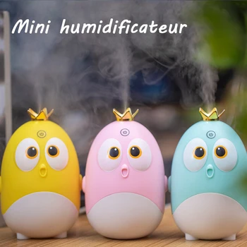

Winter New 230ml Portable Air Humidifier USB Cartoon Cute Chick Cool Mist Essential Aroma Oil Diffuser For Car Room Office