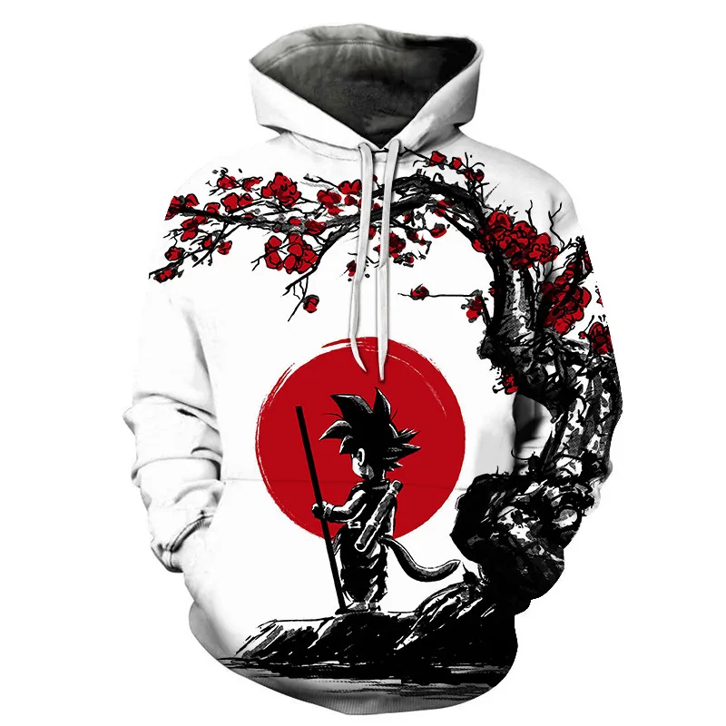 

Japanese Dragon Ball Z Anime Men Hoodies 3D Harajuku Sweatshirt Long Sleeve Tops Fashion Boy Casual Hooded pullover Tracksuits