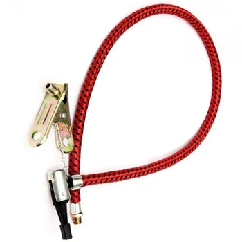 

Rubber Metal Nozzle 1pc Air Pump Tube Pressure Clip Road Bike Inflator Hose 60cm