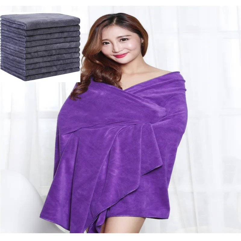 Microfiber bath towels, large bathroom towels, super absorbent shower towels, super soft towels for bathroom exercises, travel, 6