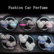 Шикарный автомобиль освежитель воздуха на выходе духи ароматизатор украшение диффузор аромат Клип Стиль Женщины parfum ароматизатор в машине