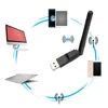 Новый WIFI USB адаптер MT7601 150 Мбит/с USB 2,0 WiFi беспроводная сетевая карта 802,11 B/g/n LAN адаптер с поворотная антенна ► Фото 3/6