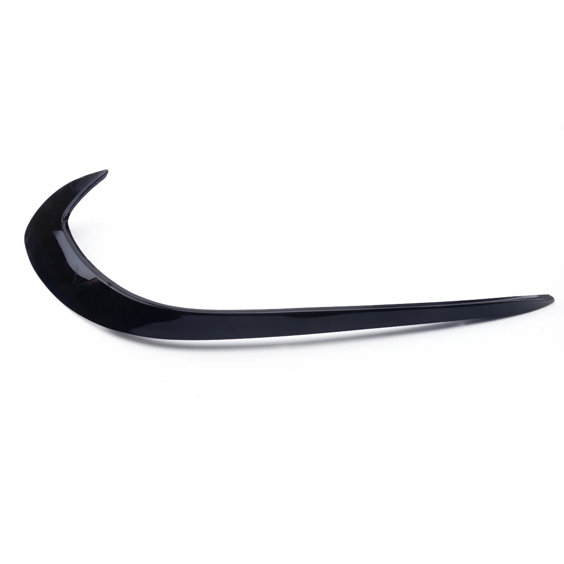 Black 1 Pair Front Bumper Splitter Spoiler Canards Fit For Benz A Class W176 A180 A200 A220 A250 AMG A45 2016 2017 2018