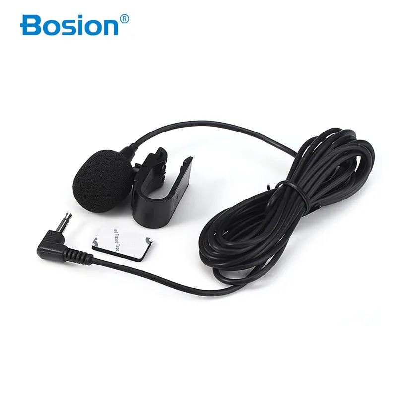 

Bosion Car Audio Microphone Mini 3.5mm Active Clip Microphone with Mini USB External Mic Audio Adaptor Cable for Cars