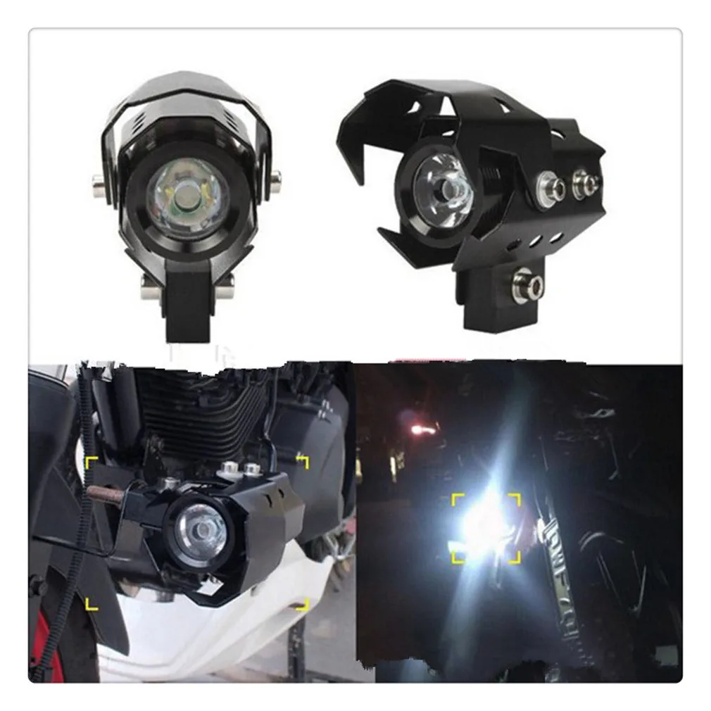 

2PCS Motorcycle Headlight LED Fog Lamp Beam Head Light Spotlight for SUZUKI GSF600 Bandit GS1000 GS500E GS550M GSX1100F