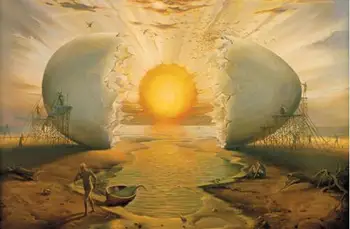 

Salvador Dali L'Aurora SILK POSTER Decorative painting 24x36inch