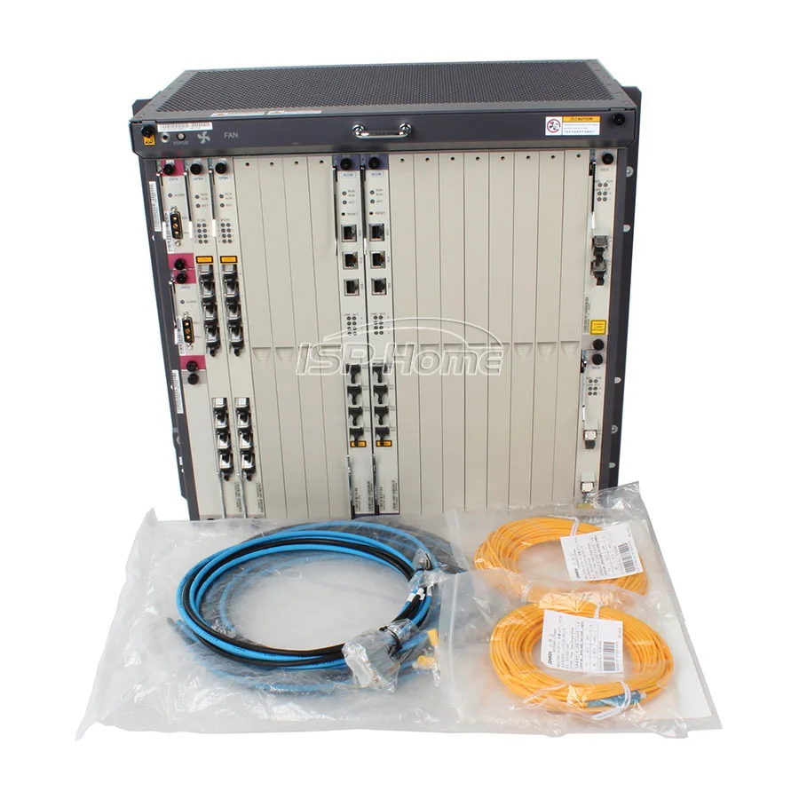 Hua wei GPON OLT MA5680T с 2* SCUN, 2* GICF 2GE порт, 2* PRTE, 1* GPBD 8 GPON портов сервисная плата(C+ SFP), 19 дюймов
