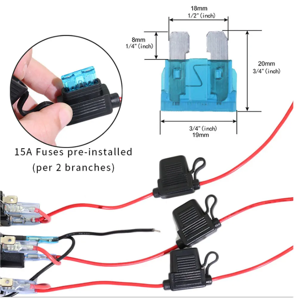 IZTOSS 12 V-24 V DC 5 Gang автомобиль морской цепи RV светодиодный переключатель кулисный переключатель Панель с красным вольтметр Для автомобилей класса RV лодка