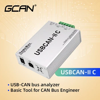 GCAN USBCAN-II C CAN-bus communication interface card,Industrial control equipment with High-speed, large data communication. gcan usbcan ii c can bus communication interface card industrial control equipment with high speed large data communication