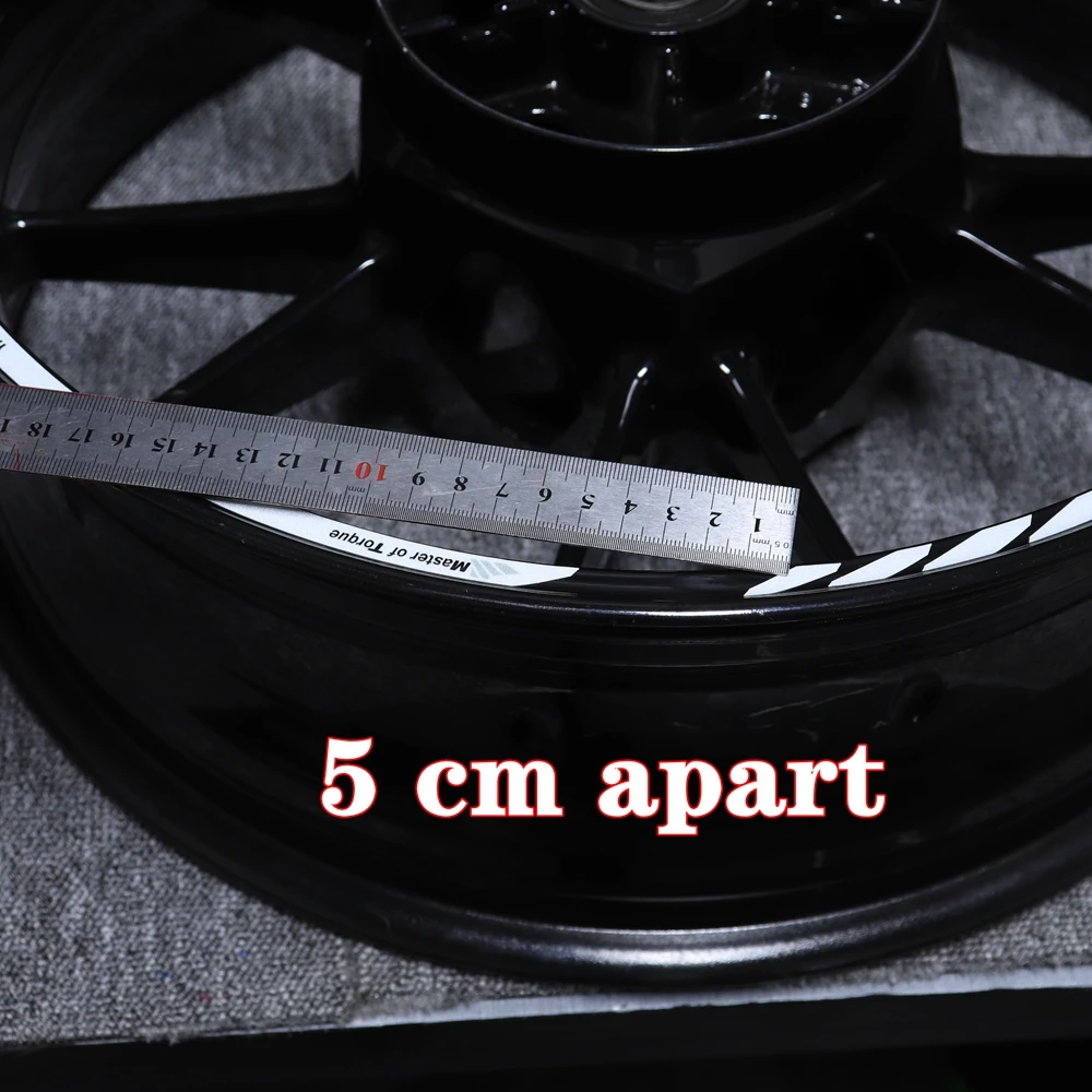 Подходит для Yamaha mt03 mt07 mt09 mt10 мотоцикл переоборудование водонепроницаемый светоотражающий 17 дюймов наклейка на ступицу колеса персональная наклейка