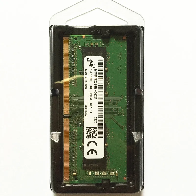 Micron DDR4 RAMS 16gb 3200MHz SODIMM Laptop Memory 16GB 1RX8 PC4