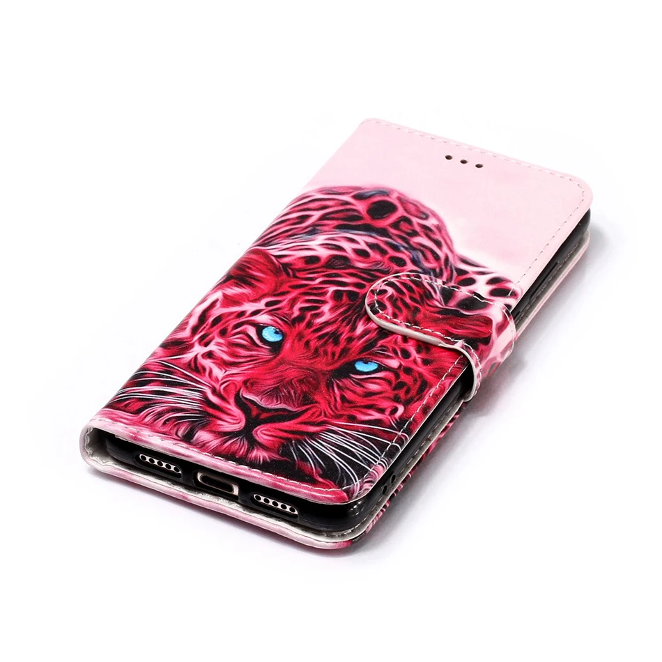Чехол-книжка с рисунком, кожаный чехол-кошелек для huawei Honor 6X 9i mate 9 Pro P20 P10 Lite P8 Mini, чехол для телефона P9 LITE B05