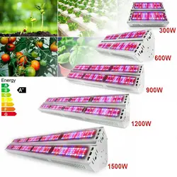 Полный спектр светодиодный светильник для выращивания 300 Вт 600 Вт 900 Вт 1200 Вт 1500 Вт лампа для выращивания растений для Гидропоника в