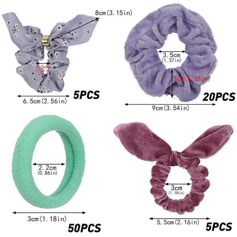 Fashion bow hair rope women's ponytail clip large intestine hair circle flower hair band hair accessories new listing