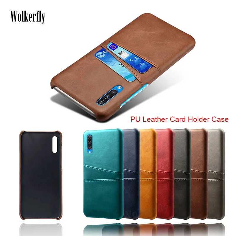 

PU Leather Card Holder Case For Samsung Galaxy A30 A50 A70 A80 A90 A20 A10 M10 M20 M30 2019 J8 J4 J6 A6 A8 A7 2018 S10 Plus Case