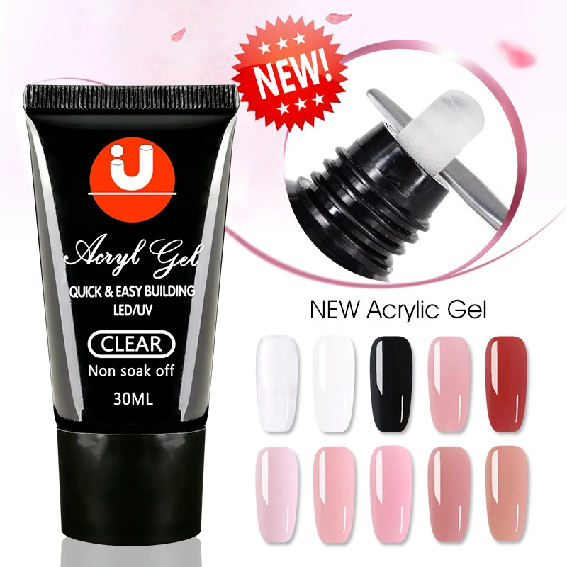 Ultimo Gel Acrilico 30G Gel Per Unghie Poli Gel Semipermanente Per Poligel Di Estensione Gel Acrilico Smalto Per Unghie Manicure Builder Uv Gellac