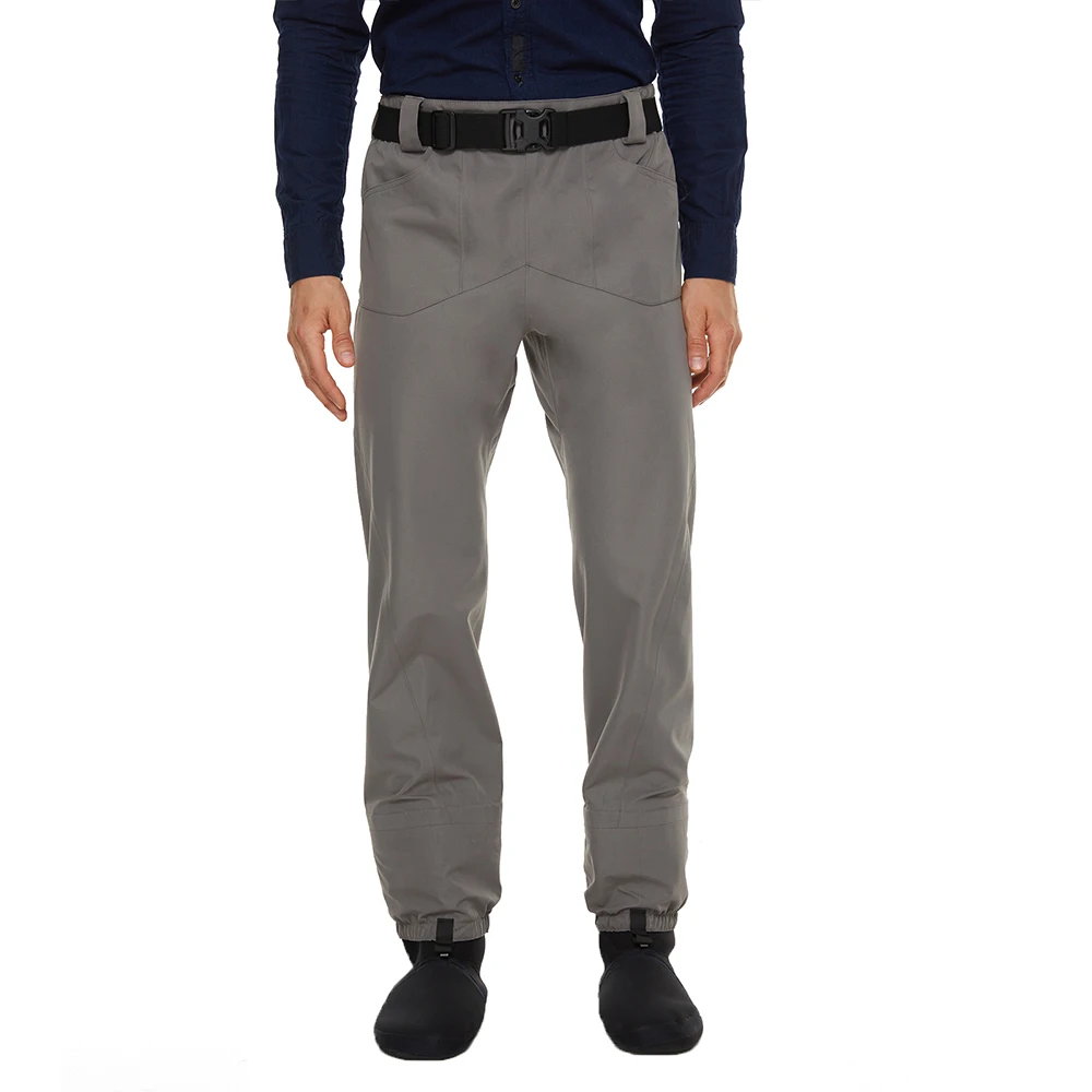 US $66.56 Waist Waders Wading Pants 3Ply Breathable Fishing Waders with Pockets and Durable Stocking