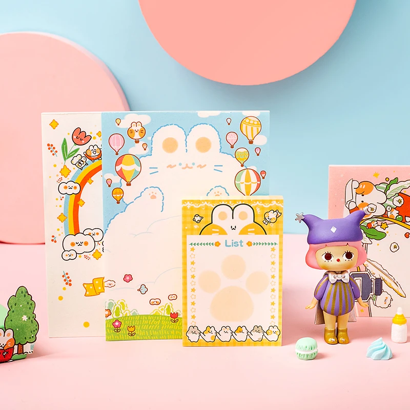 

Kawaii Memo Pad Bookmark Creative Cute Cartoon Sticky Notes Index Post It Planner Paper Stickers Office School Supply Stationery