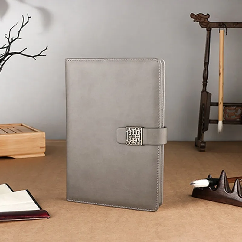 

High-end PU32K business notebook paperback office supplies notebook set