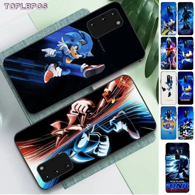 TOPLBPCS анимация Соник Ежик мягкий чехол для телефона Samsung S6 S10 5G S7 EDGE S8 S9 S20 PLUS