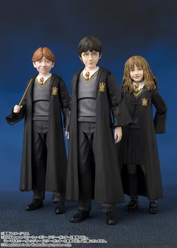 

12cm SHF Potter Hermione Granger Weasley Ron Action Figure Model Toys Doll For Gift