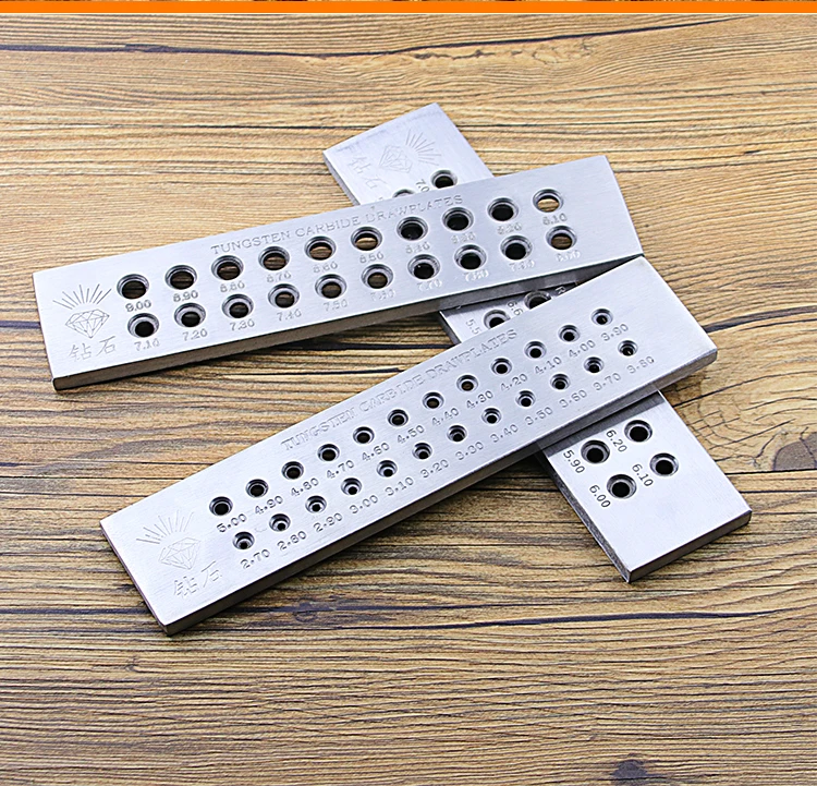 Jewelry Tool Carbide Wire Drawplate For Jewelry Making Round Shape Drawplate