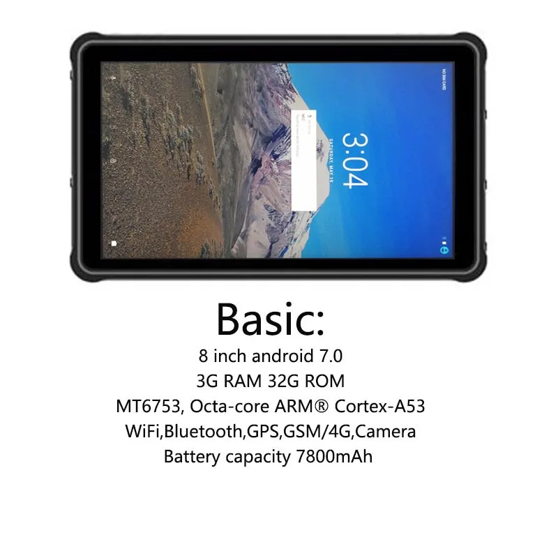 8 Inch 4G LTE Android 7.0 3G RAM 32G ROM Rugged Tablets Handheld Terminal | Компьютеры и офис
