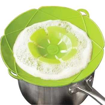 

Silicone lid Spill Stopper Cover For Pot Pan Kitchen Accessories Cooking Tools Flower Cookware Kitchen Gadgets