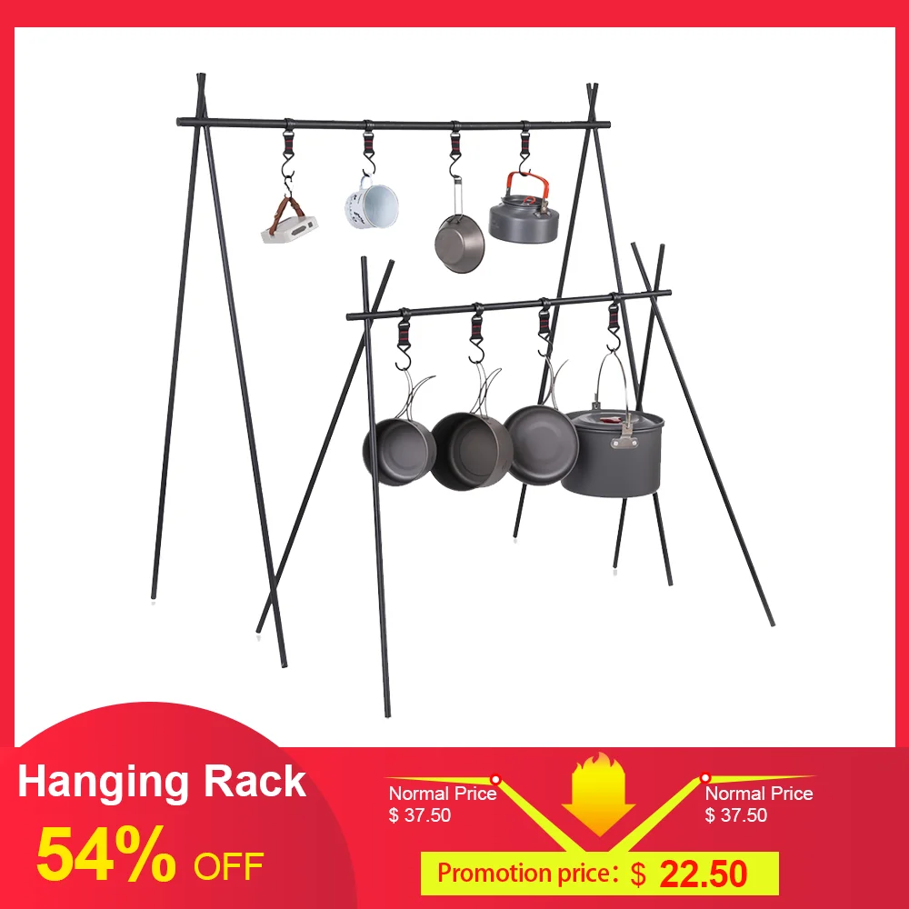 Comprar Naturehike chényi de aleación de aluminio estante colgante para acampar al aire libre 8kg de peso del rodamiento estante Triangular de almacenamiento de ropa