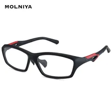 Оправа для очков, привлекательные мужские фирменные удобные дизайнерские очки TR90 с полуоправой, квадратные спортивные очки, оправа для очков