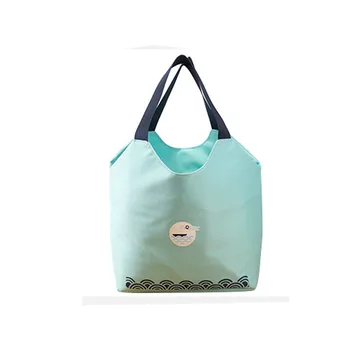 

Japanese style lunch box bag simple fashion insulation bag office staff portable lunch bag thickened insulation lunch bag