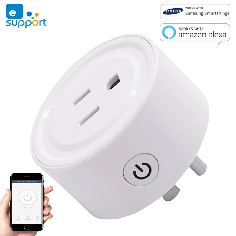 Ewelink WiFi розетка умная 2 USB 10A FR Великобритания США ЕС вилка приложение
