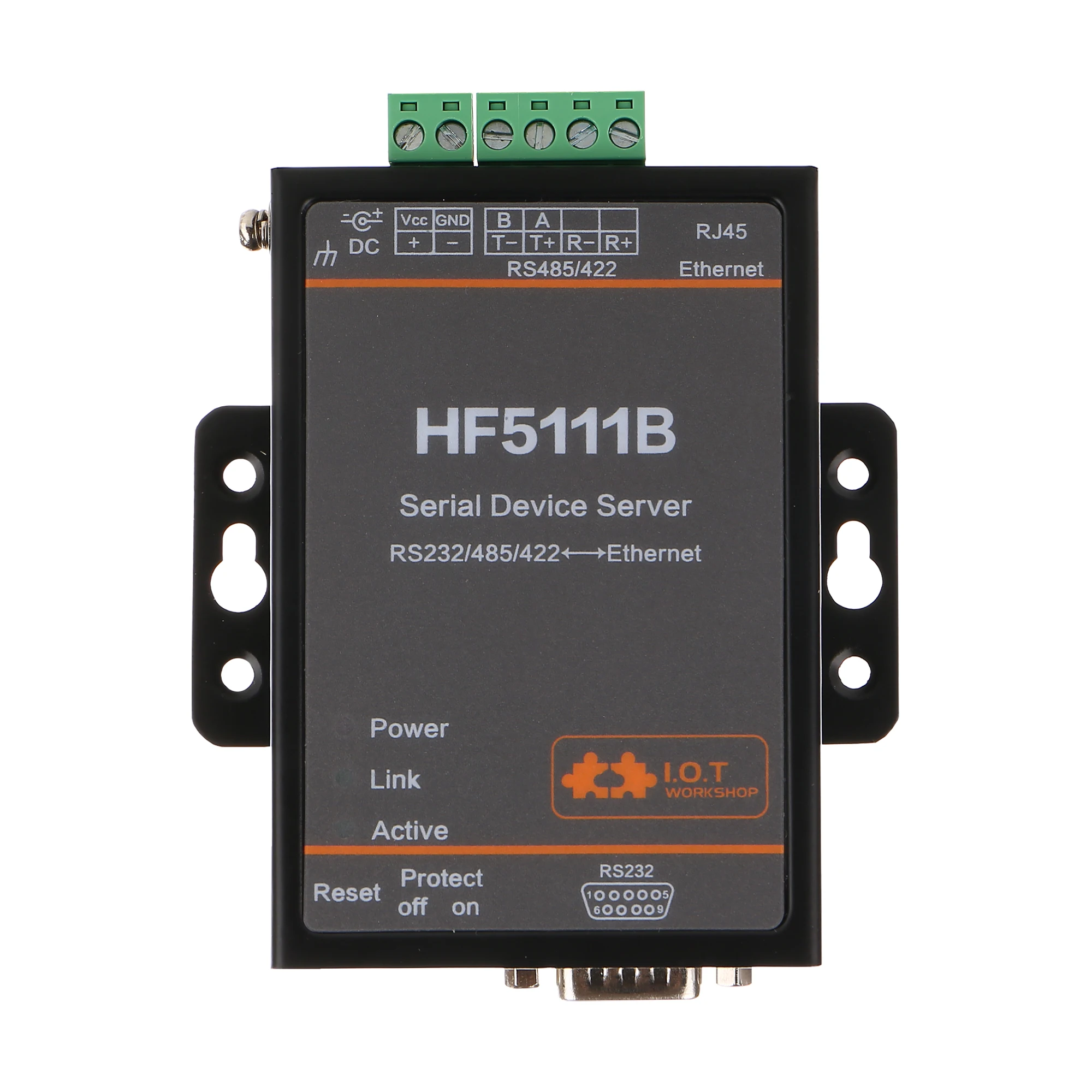 Servidor Serial 3 en 1 RJ45 RS232 RS485 RS422 a Ethernet, servidor serial DTU HF5111B, UART único