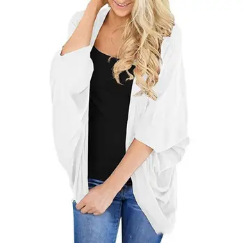 

Women Blouse Autumn Solid Color Loose Blouse All-match Long Sleeve Concise Casual Blouse