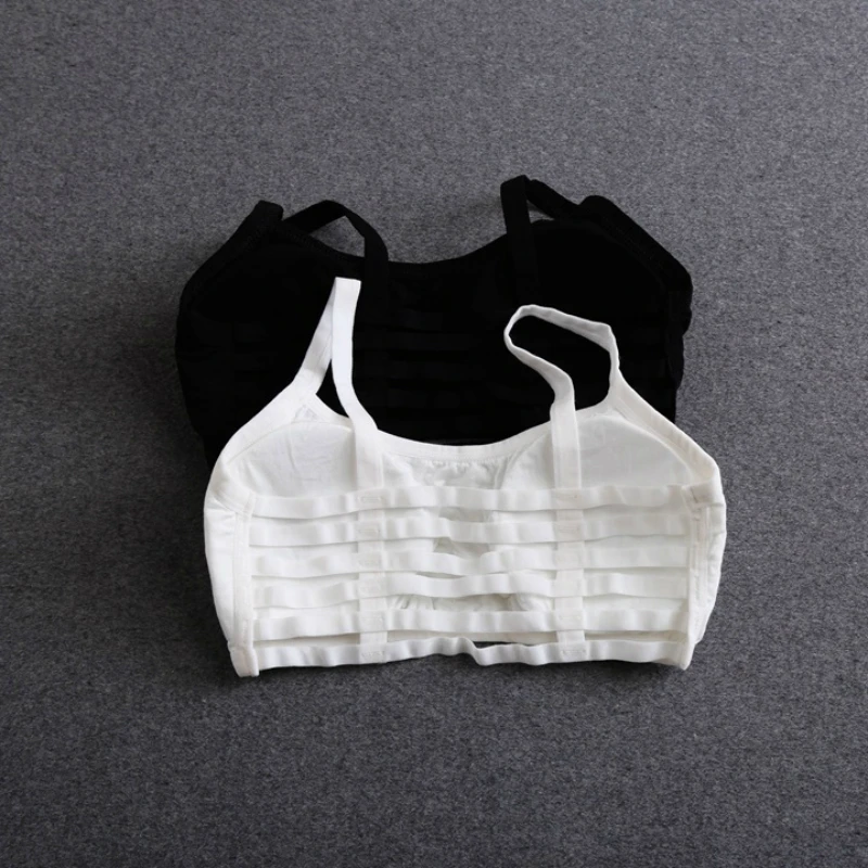 Beauty Back Comfortable Cotton Cropped Tube Top Hollow Bandeau Top Crop Factory Direct Six Stripes Backless Camisole Bra