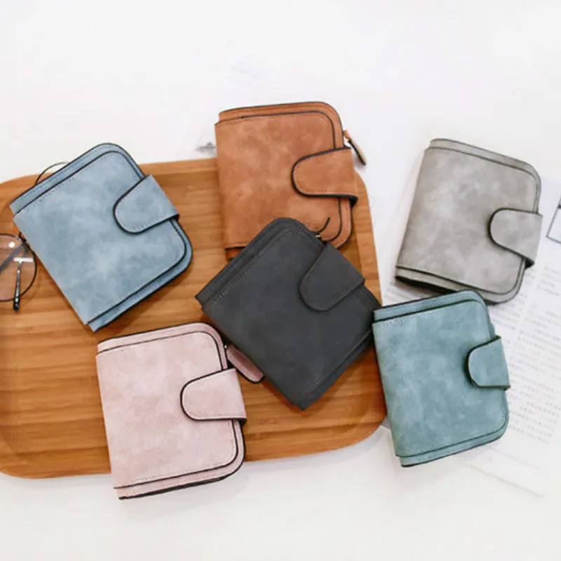 

New Leather Women Wallet Hasp Coin Pocket Purse Women Wallets Cards Holders Purse