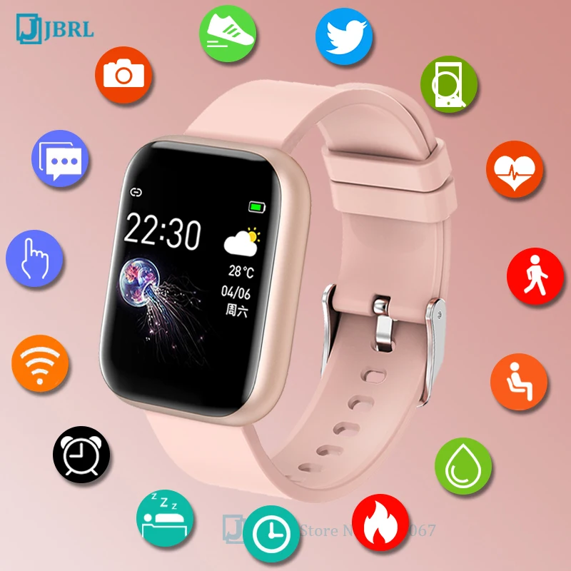 2021 Smart Band Men Women Sport Smart Bracelet Heart Rate Fitness Tracker Smartband Wristband Waterproof Smart Watch Smart-band