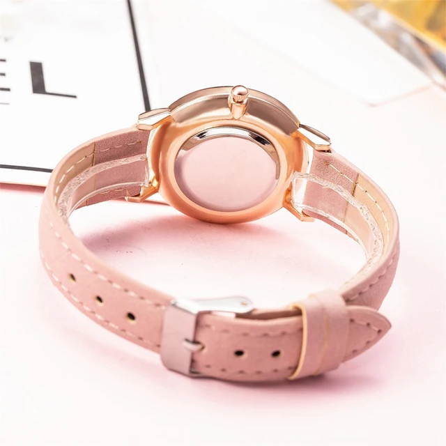 2022 new watch women fashion casual leather belt watches simple ladies' small dial quartz clock dress wristwatches reloj mujer