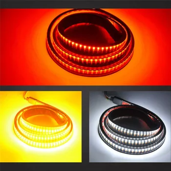 

1 Set Car LED Tailgate Light 60 Inches Tri-Row Trucks Tailgate Lamp Bar Strip Stop Brake Turn Reverse Signal Bulb Replacement