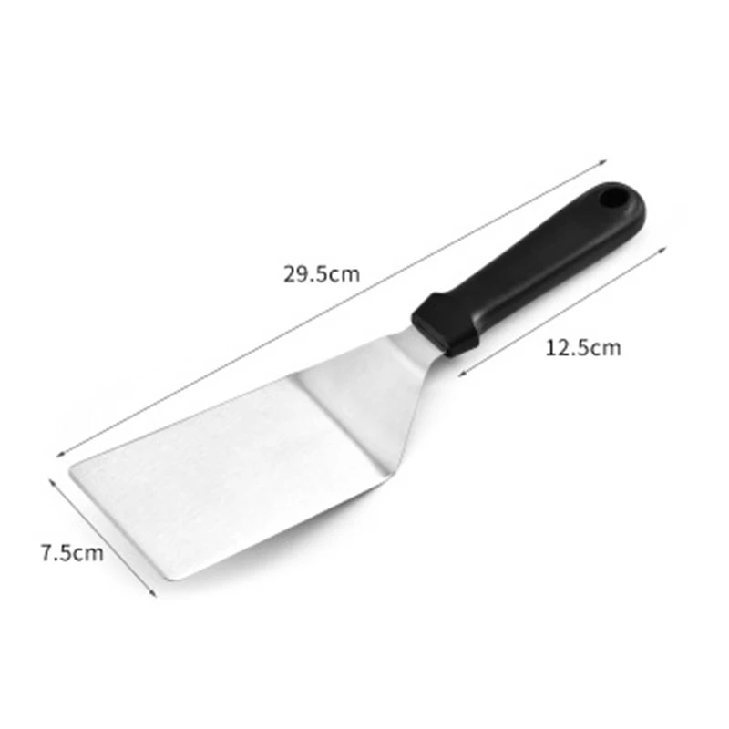  Spatula Fried Shovel Wood Handle Grill Scraper For Barbecue/ Baking/ Pizza