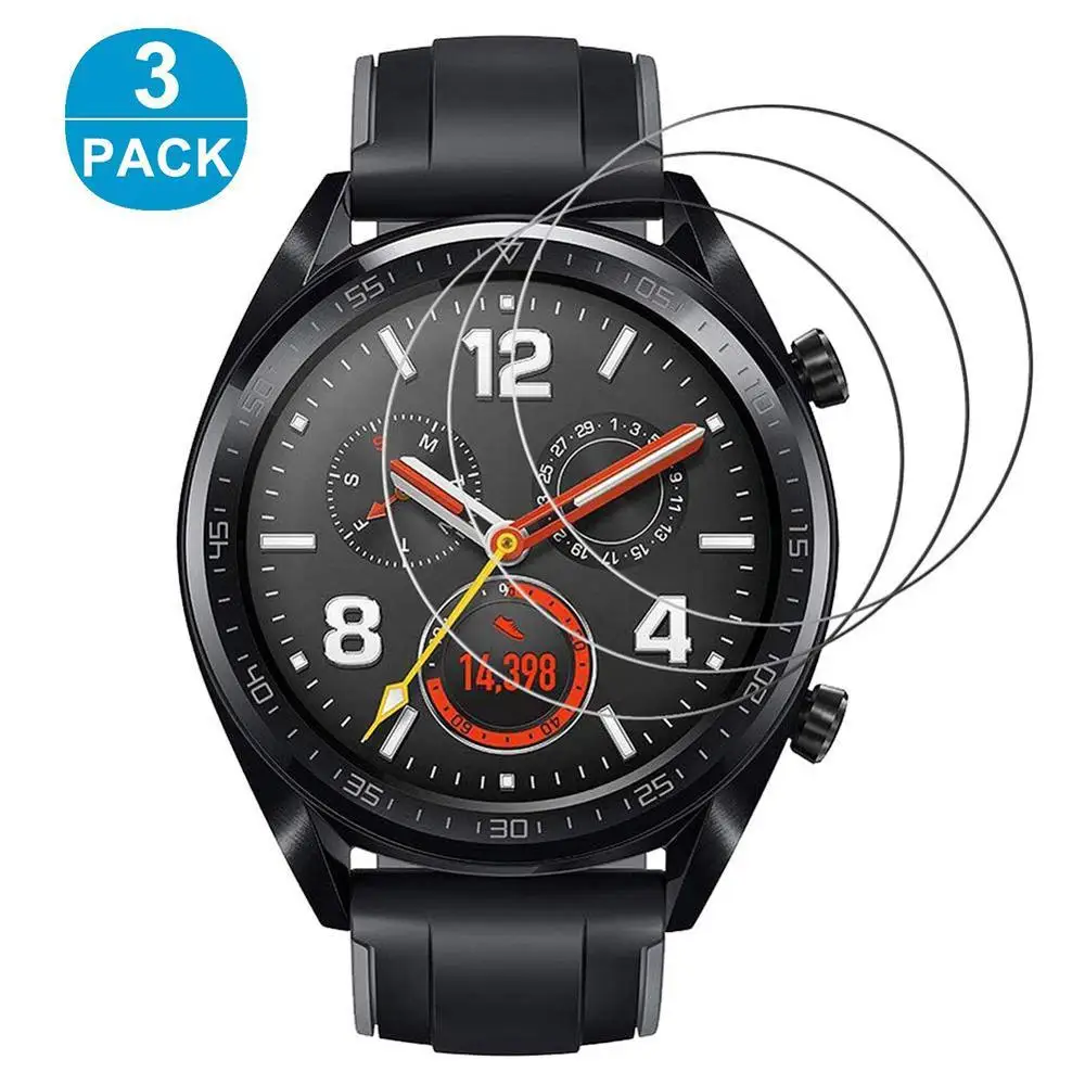 3 шт Защитное стекло для huawei watch gt gt2 46 мм защита экрана на hauwei 2 Смарт-часы защитная