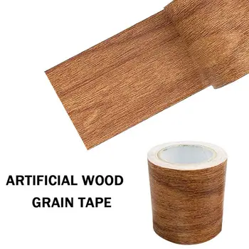 

Simulation Environmental Protection Wood Grain Tape Portable Solid Smooth Waterproof Repair Tape Household Furniture Care Tools