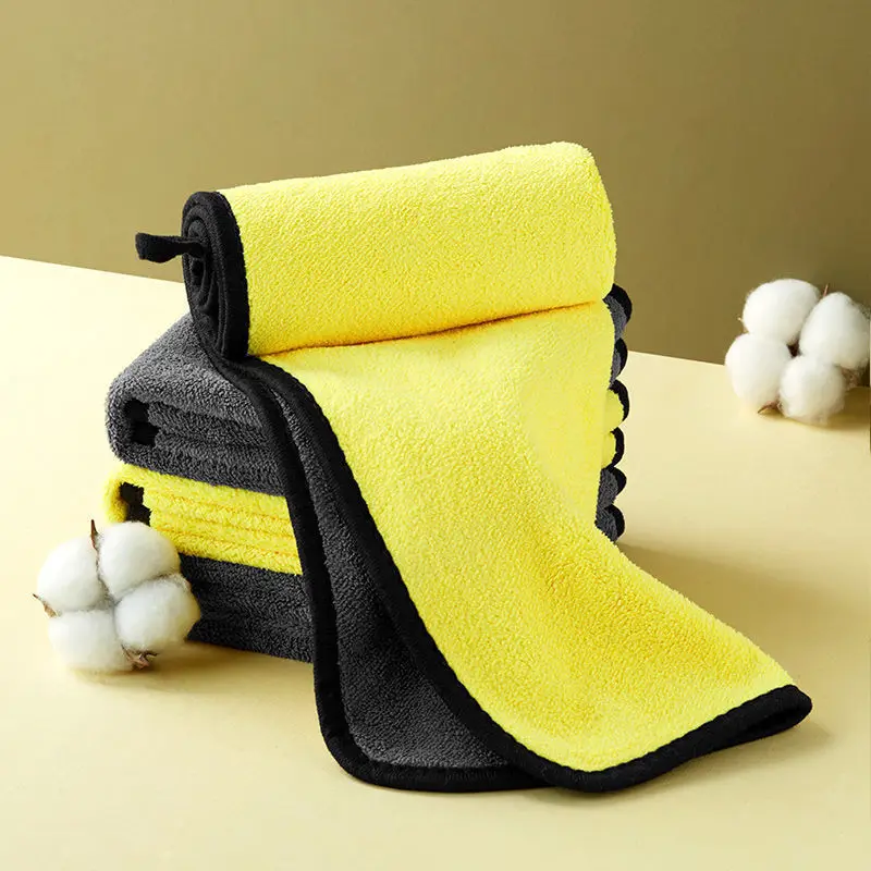 Car Wash Towel Microfiber Auto Wash Towel Car Cleaning Drying Cloth Hemming Care Cloth Detailing Wash Towel 30x30 microfiber towel microfiber cleaning cloths microfiber car towel microfiber towels microfiber washing towel car drying towel